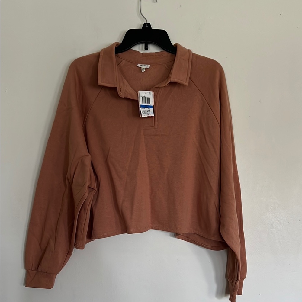 Women's Rust Long Sleeve Top